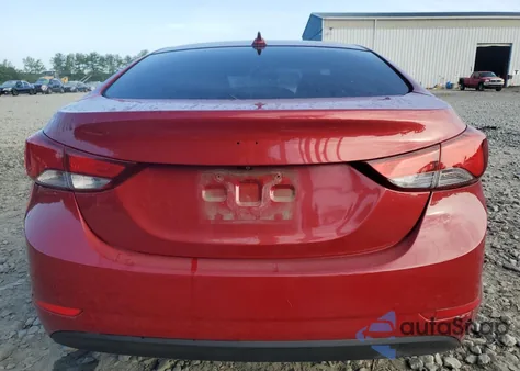 2016 Hyundai Elantra Se from USA, damaged, VIN KMHDH4AE8GU574985